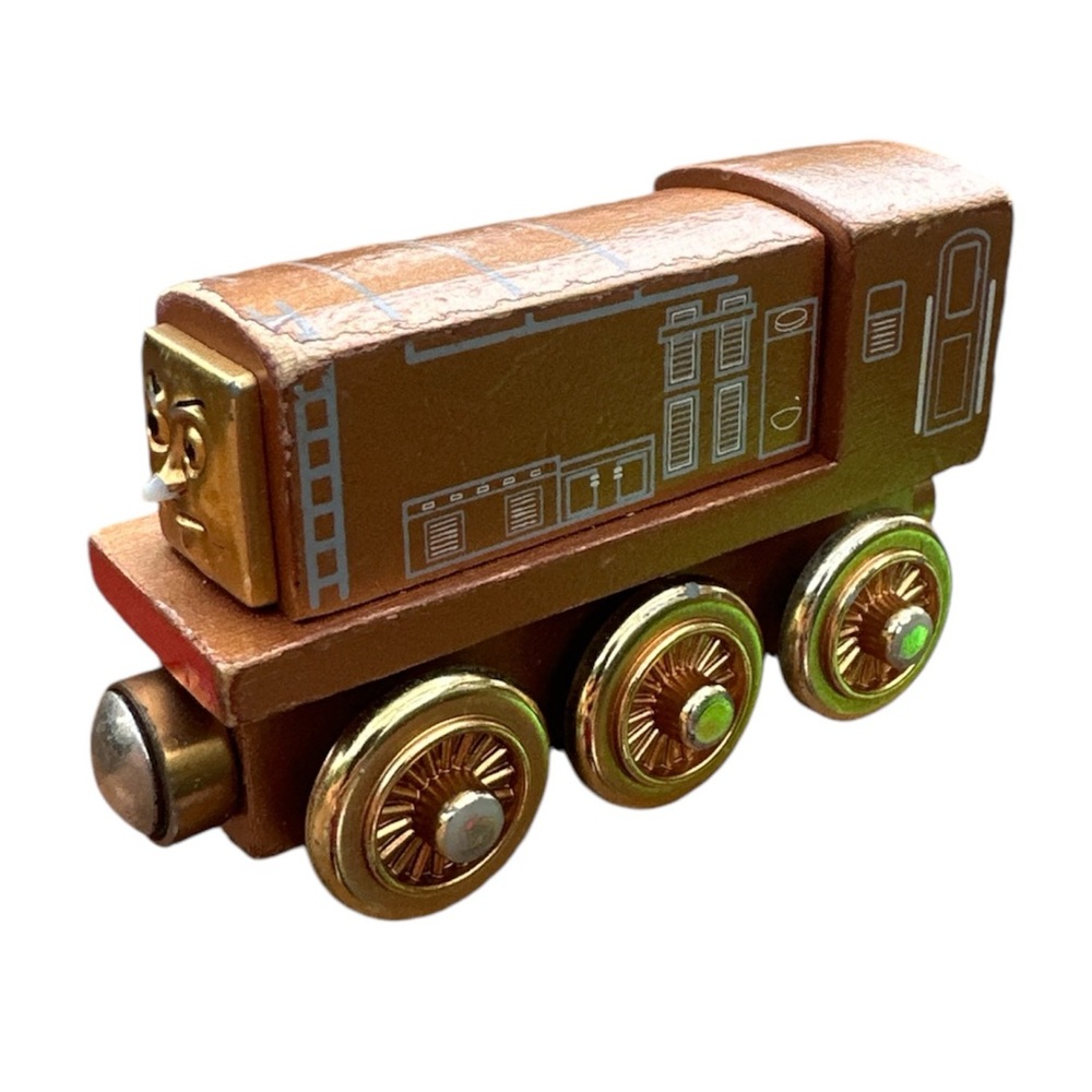 Diesel Thomas the Train Wooden Limited 60 year Edition Gold Bronze